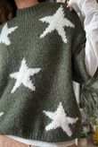 Big Softie Star Short Sleeve Knit Deep Khaki